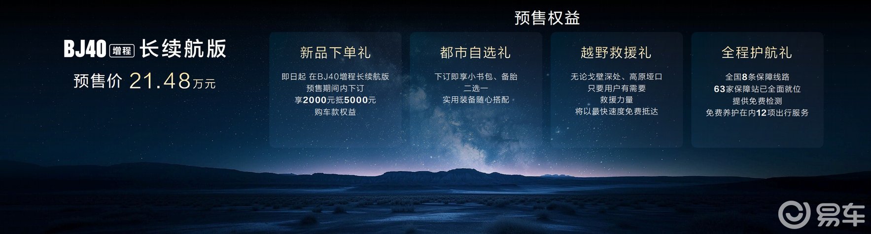 BJ40增程长续航版北京车展预售21.48万！可城可野