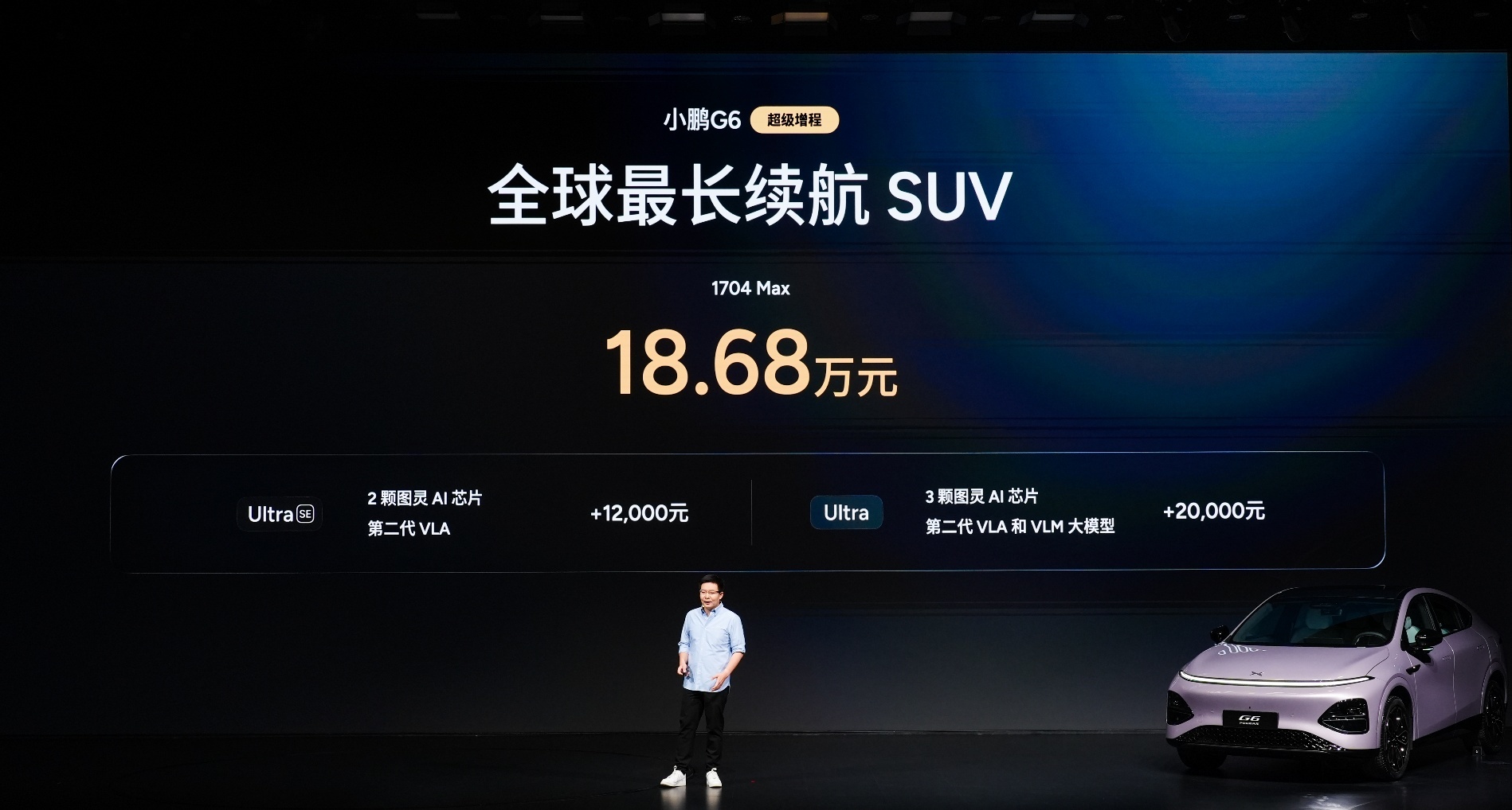 8.68万元起售！小鹏G6超级增程上市发布丨穆杉车话