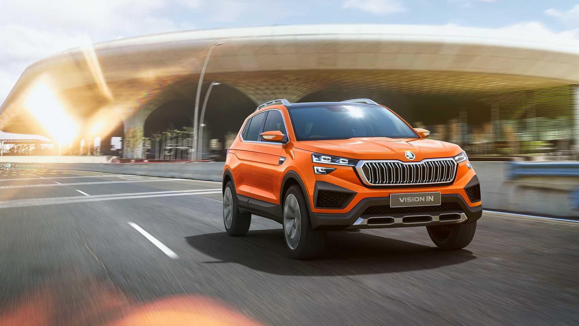 斯柯达visionin是专供印度的小型suv