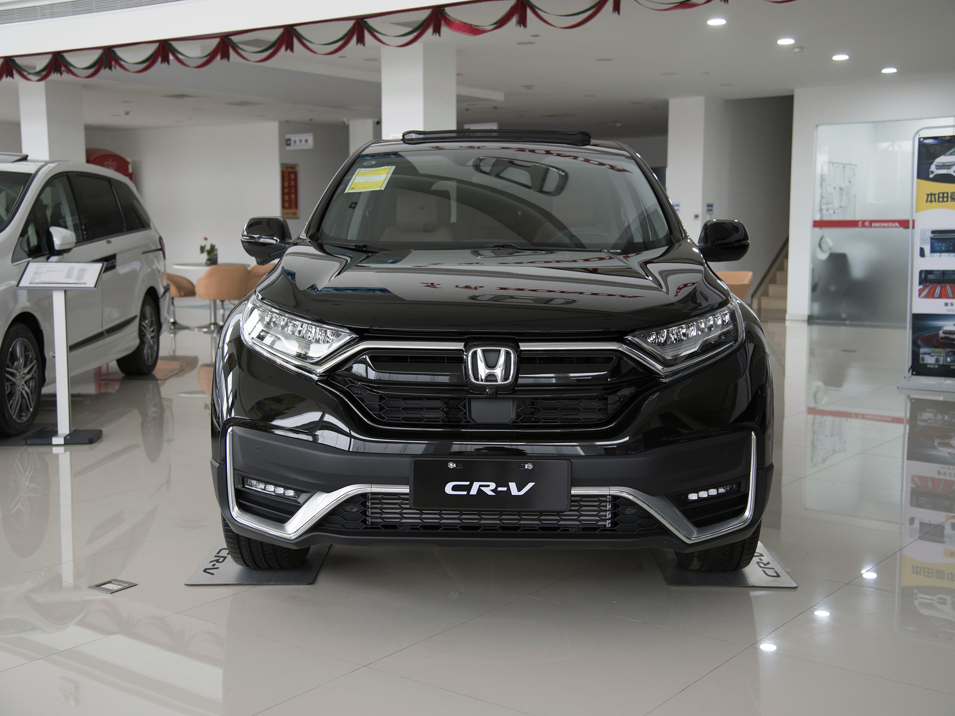 本田cr-v保险杠_车身_黑色