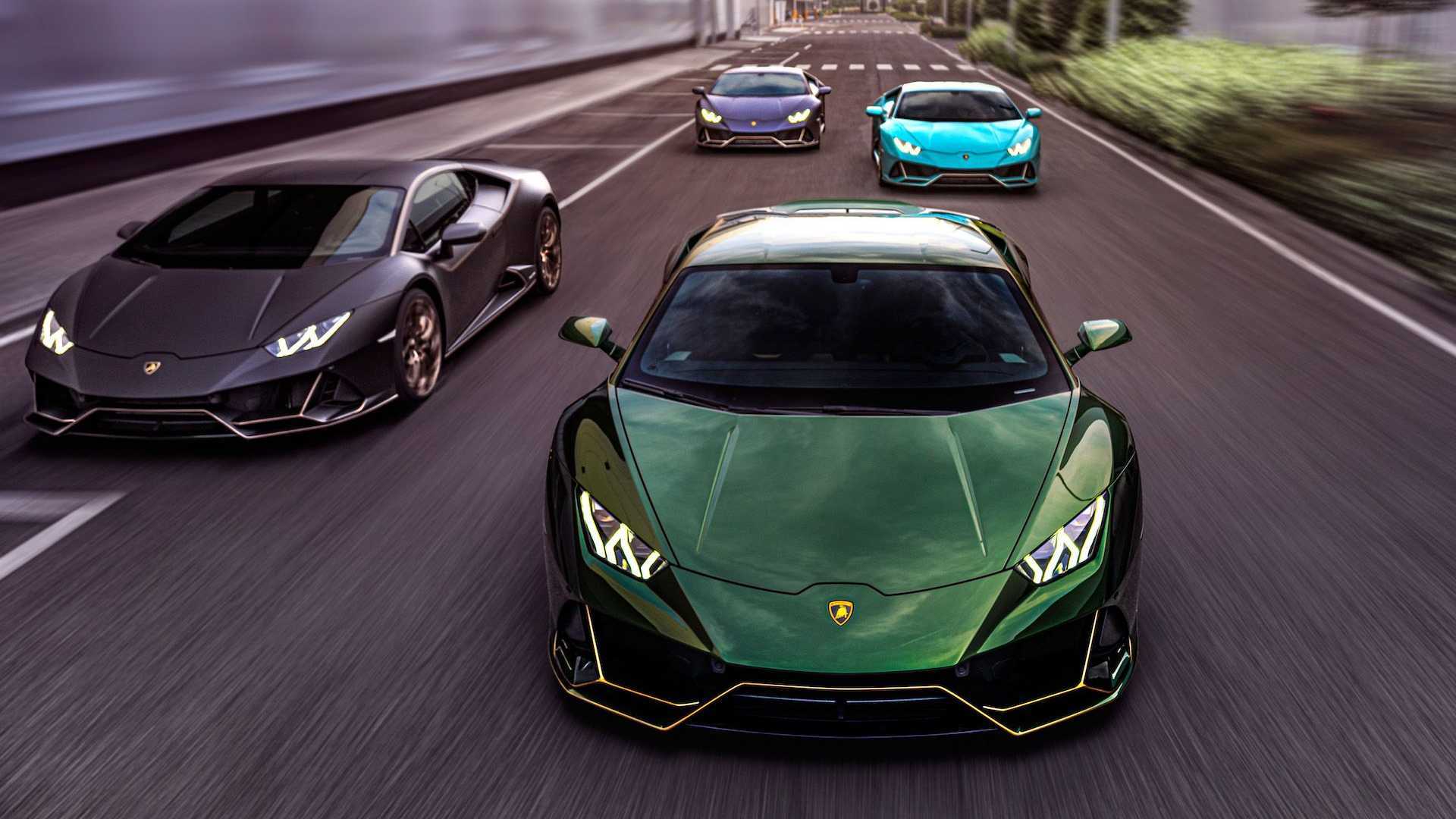 兰博基尼huracan evo发布特别版官图 四款新主题