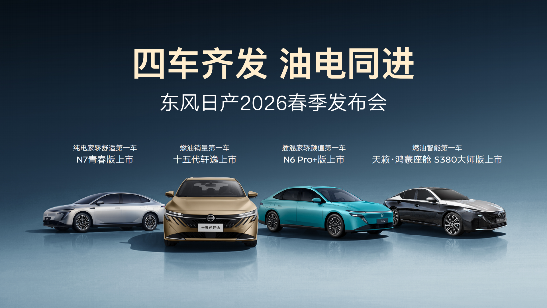 四车齐发、油电同进，东风日产打响央企合资“开门红”