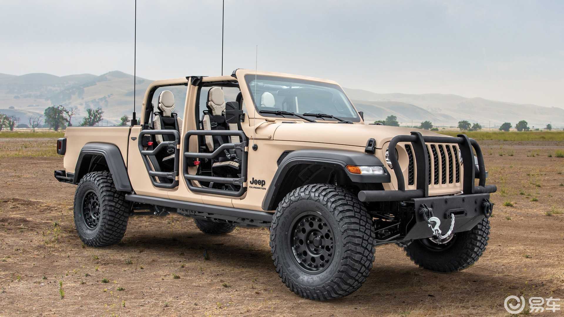 光荣入伍 jeep角斗士军用版_易车