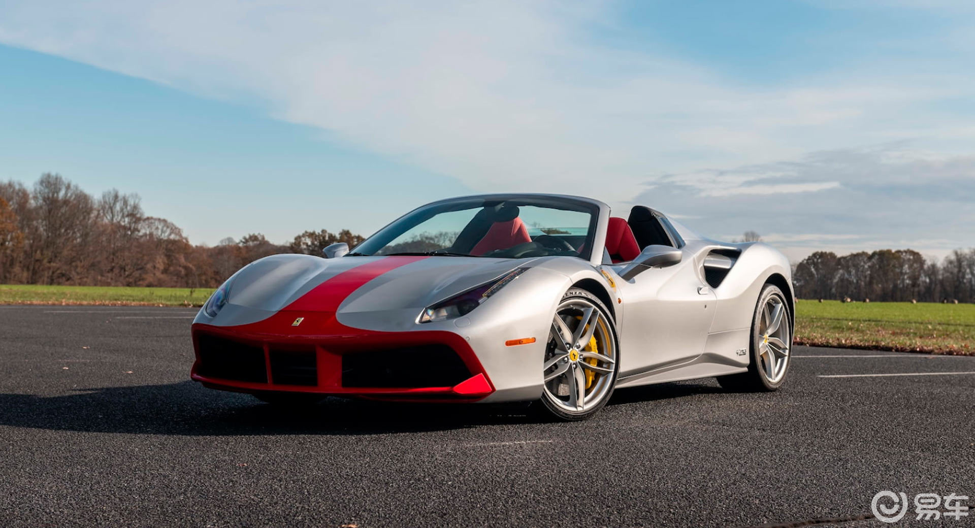 作为庆祝意大利超跑品牌法拉利70周年庆典时候打造的2018款法拉利488