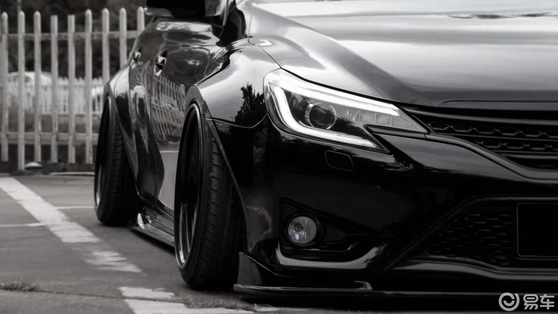 最后一次改装大后超,丰田锐志化身宽体黑武士