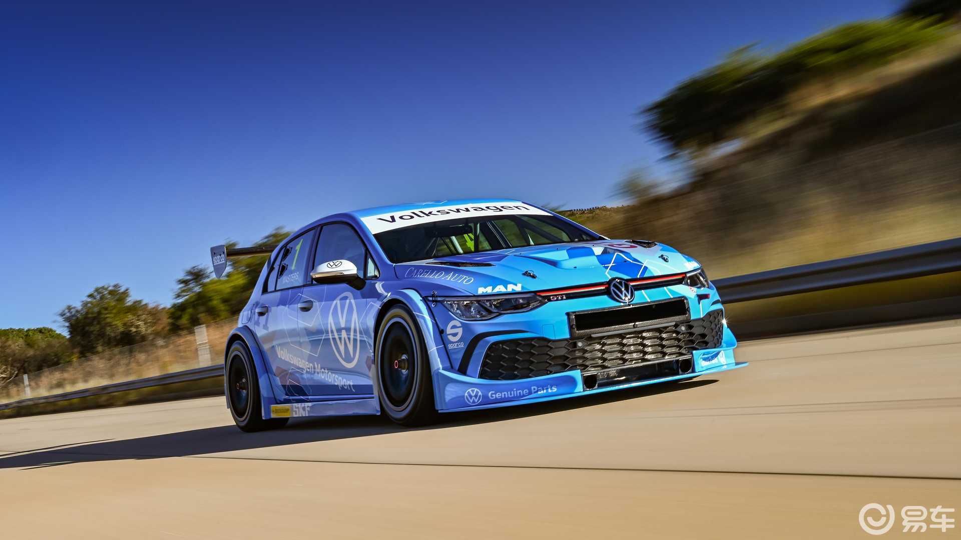 大众高尔夫8 gti gtc赛车首次亮相 加装空力套件