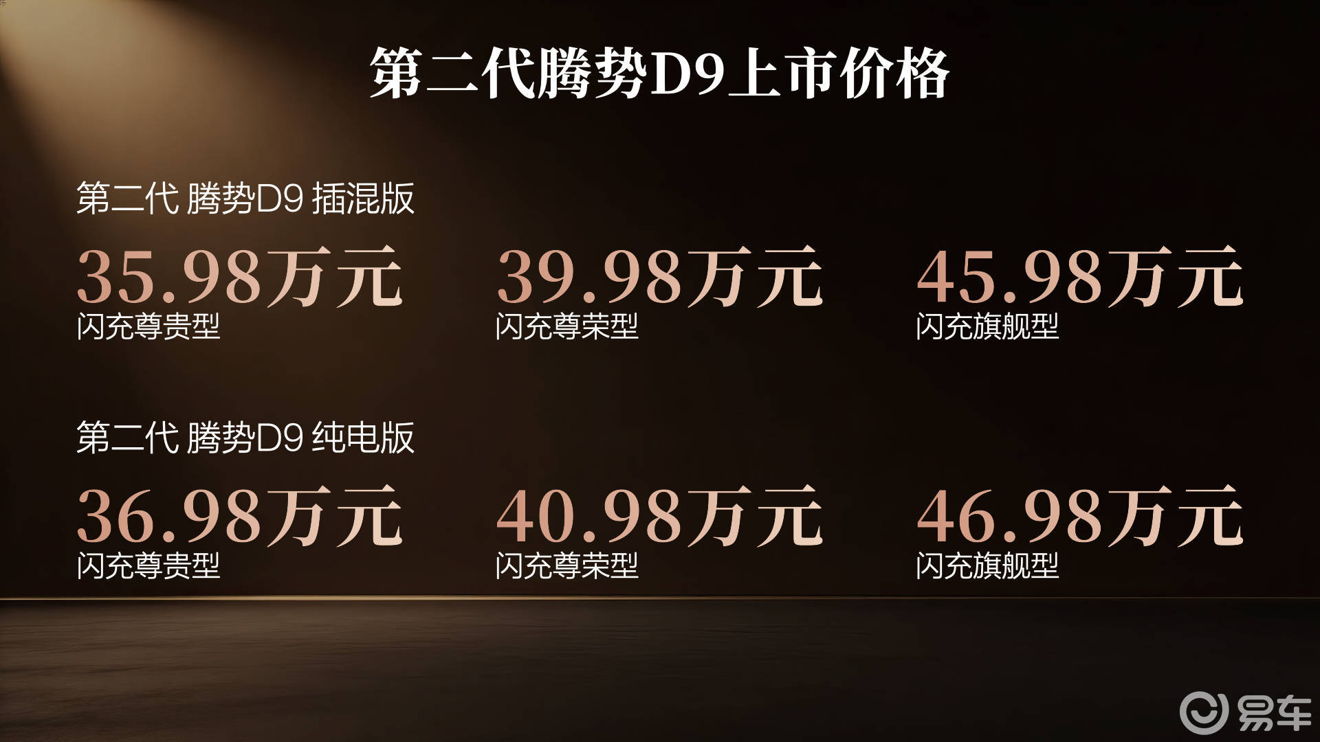35.98万起的第二代腾势D9 变身豪华出行的新追求