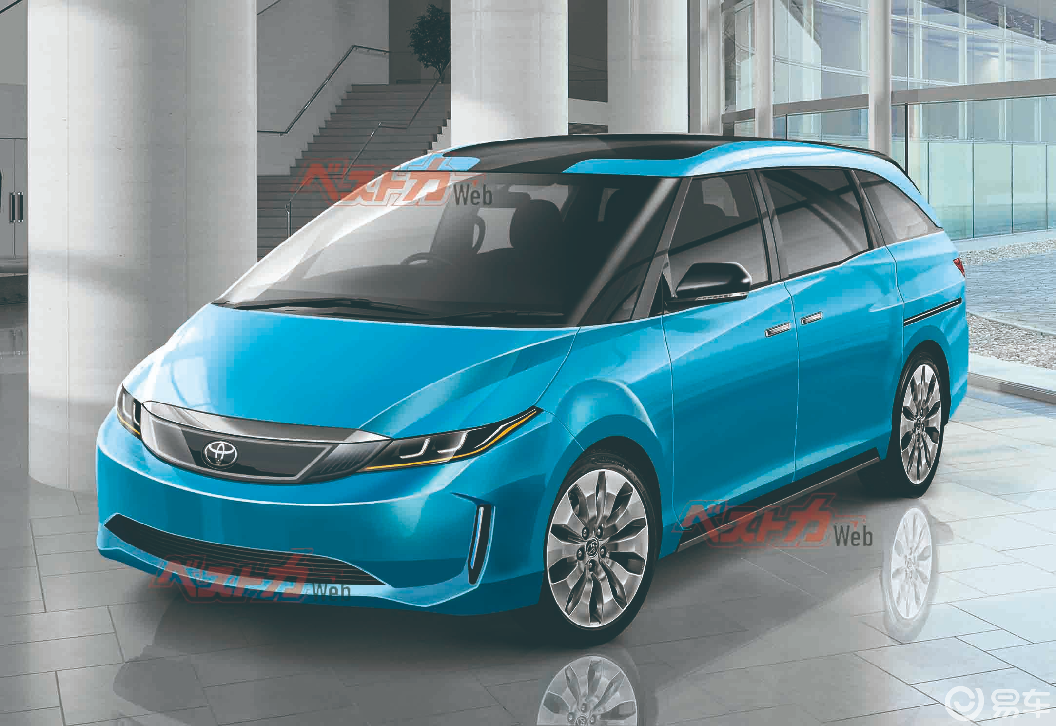 外观方面,为了区别于传统汽油车,新款普瑞维亚previa将会类似bz4x丰田