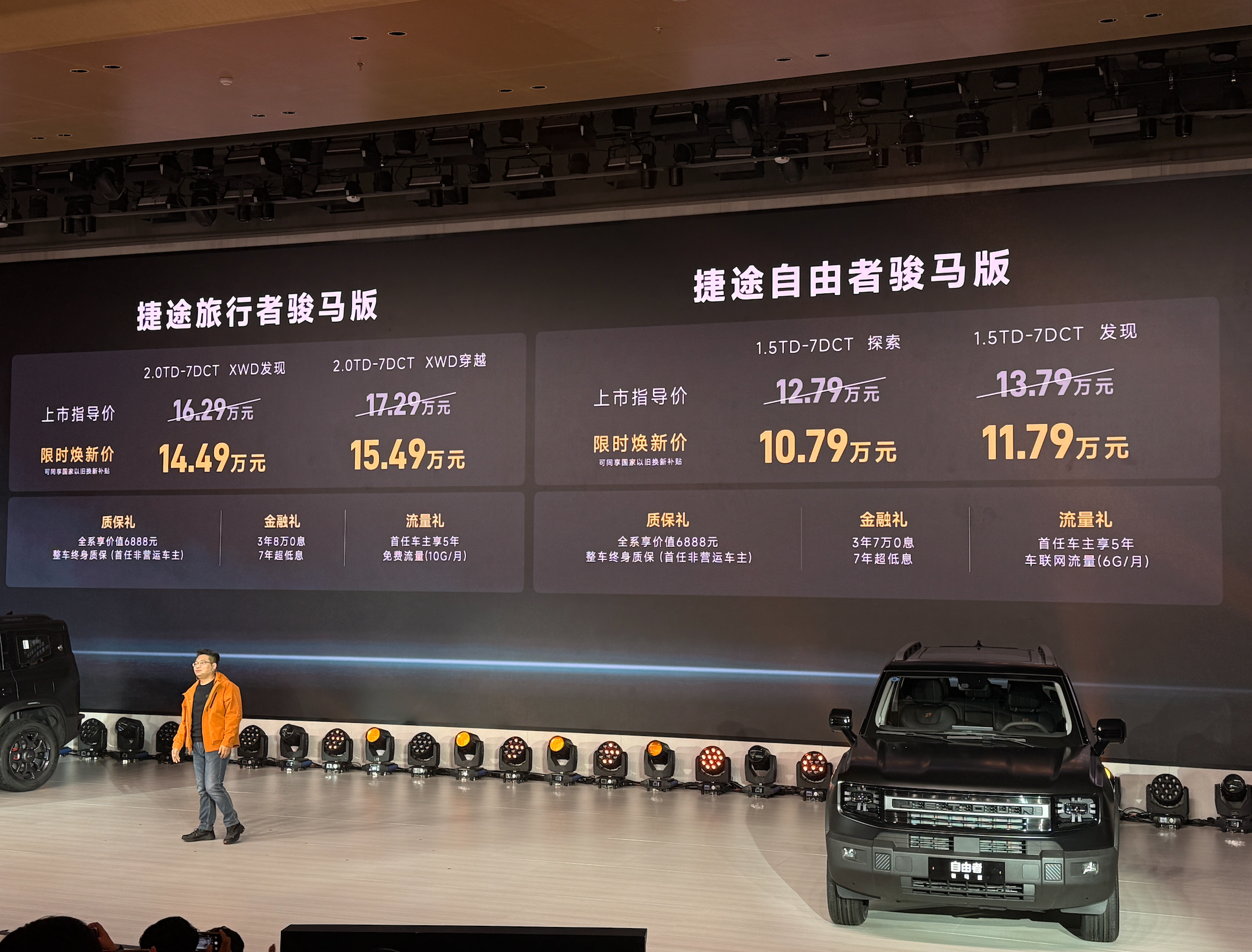 限时10.79万元起，捷途旅行者骏马版和自由者骏马版上市