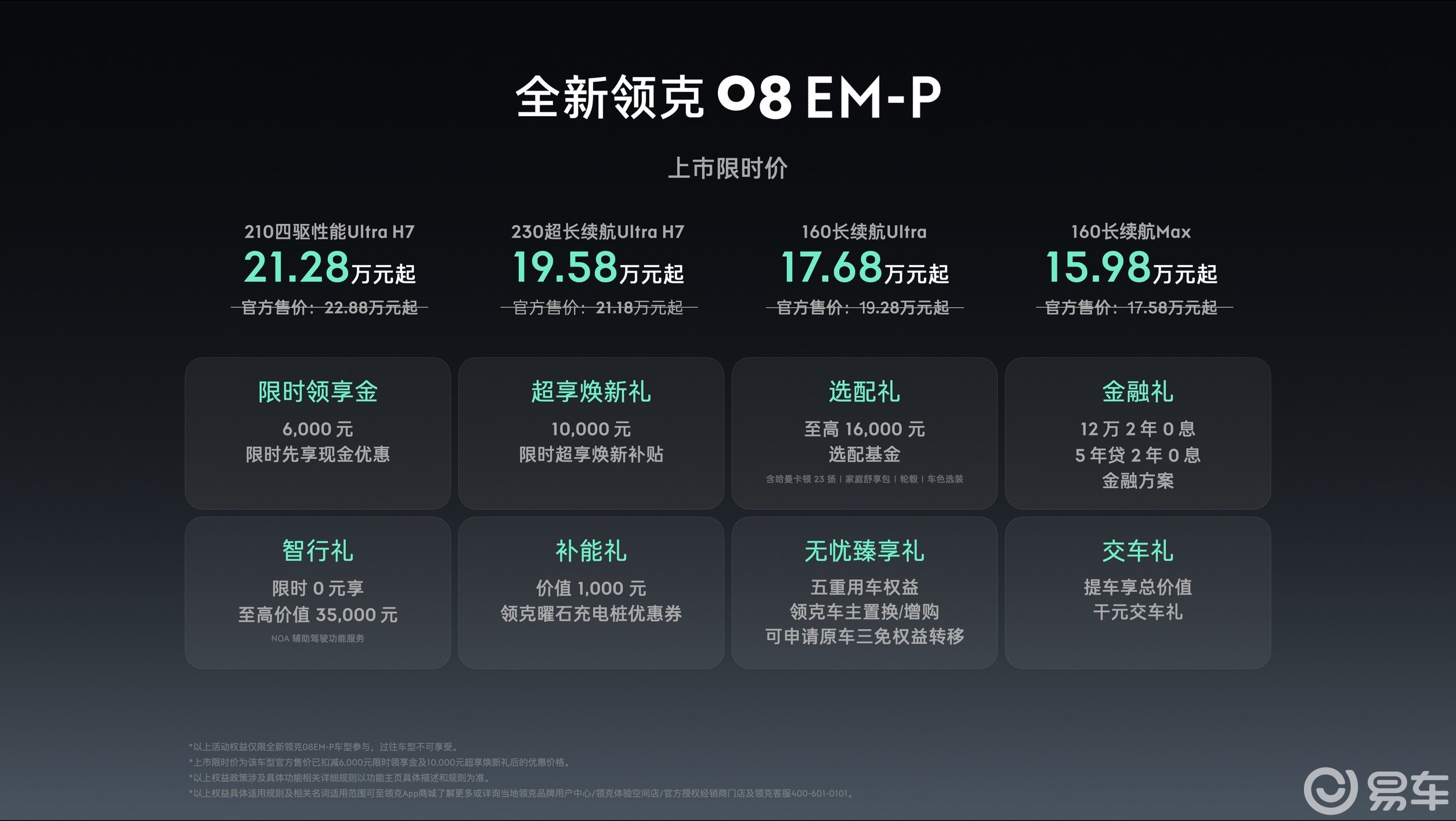 限时15.98万起！全新领克08 EM-P正式上市
