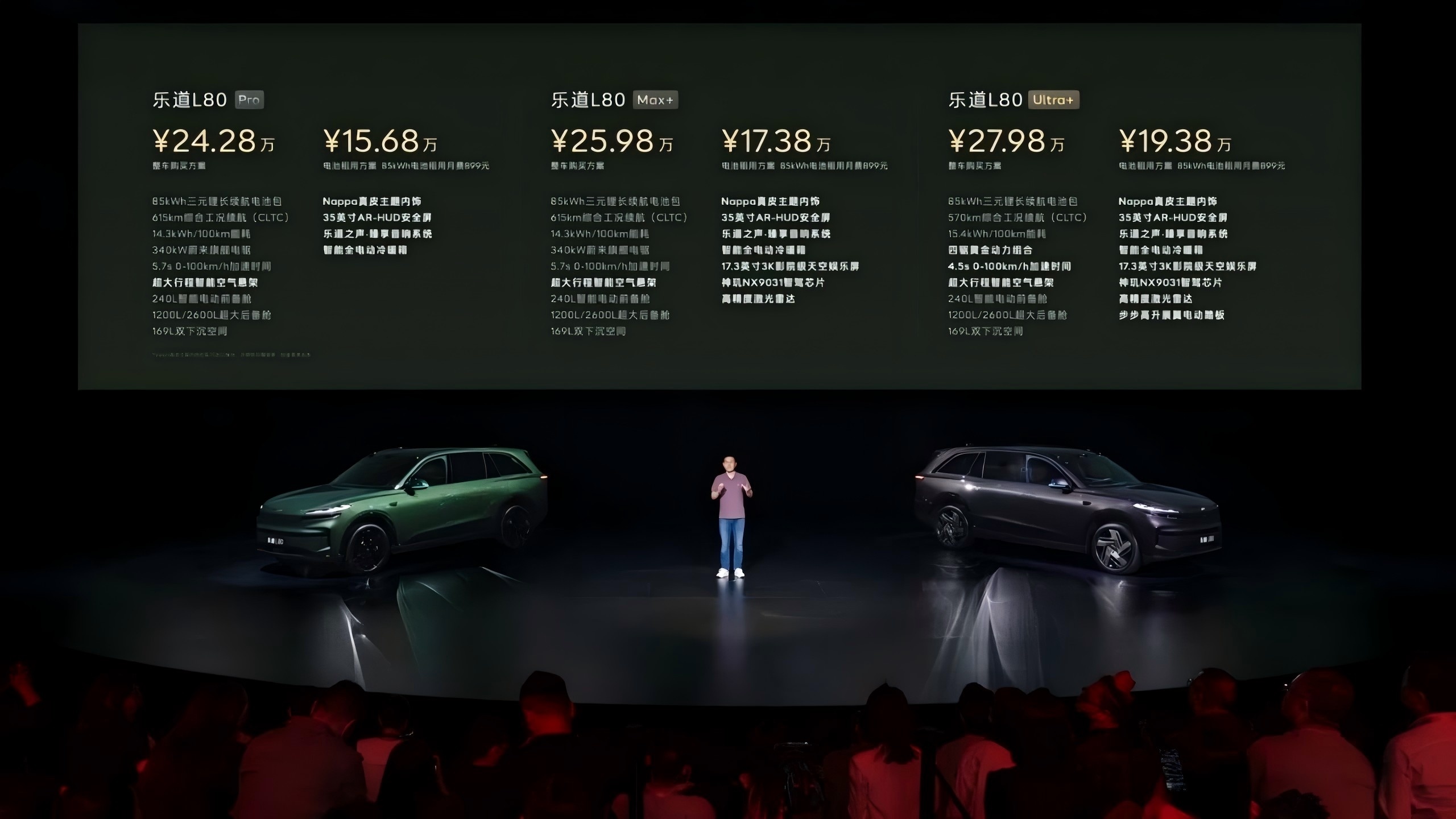 乐道L80上市，24.28万元起！