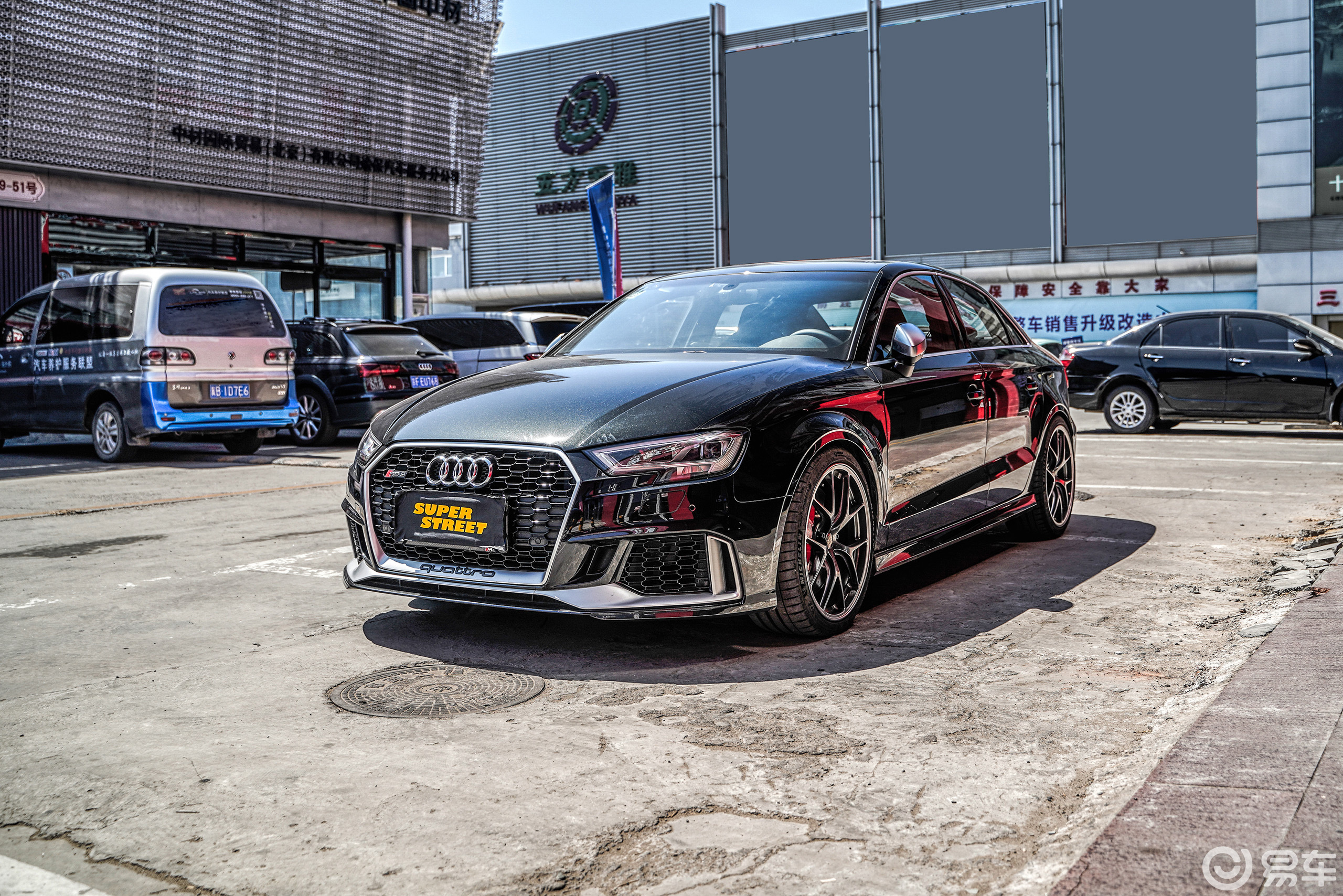 奥迪rs3改装czv后加大刹车盘