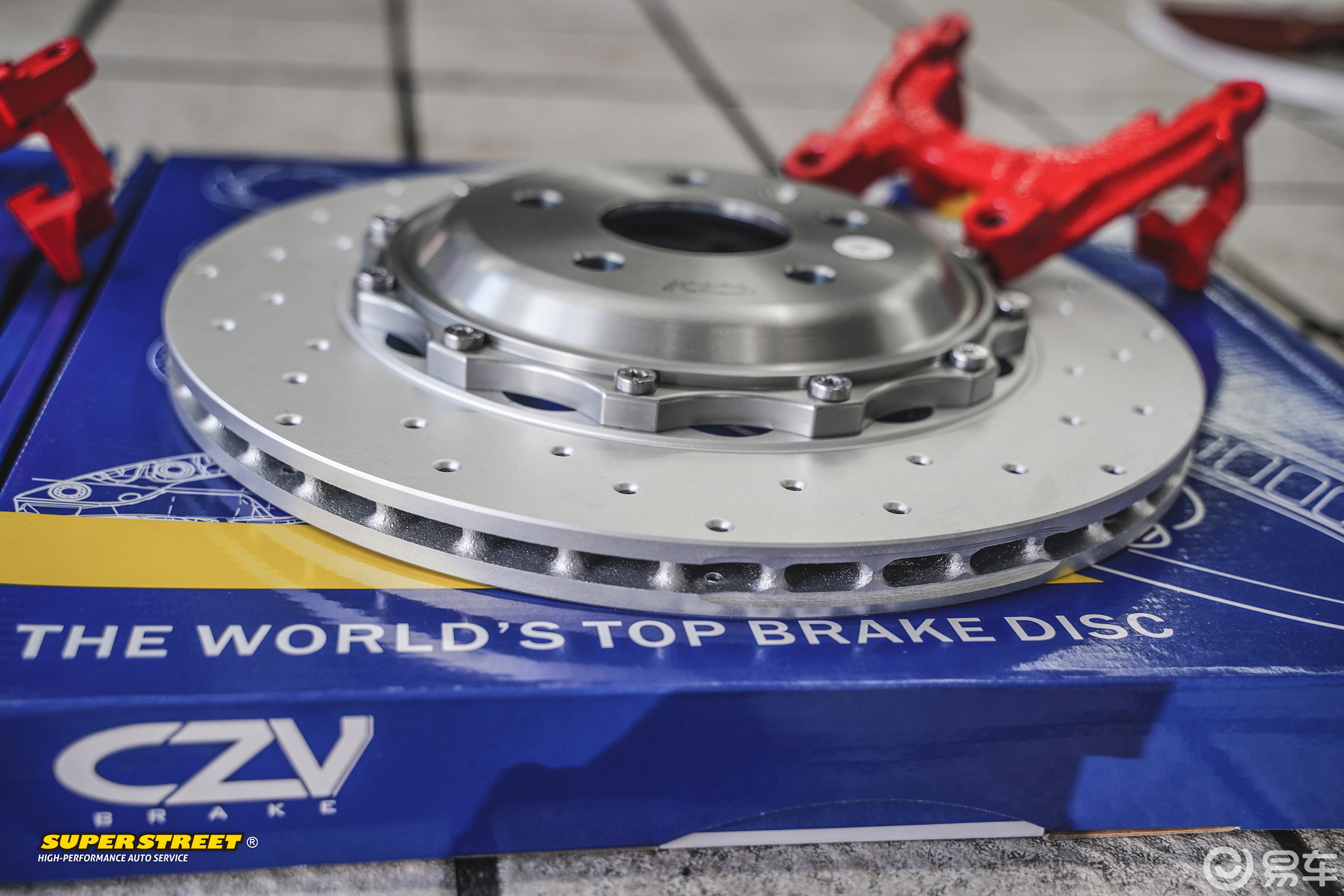 奥迪rs3改装czv后加大刹车盘