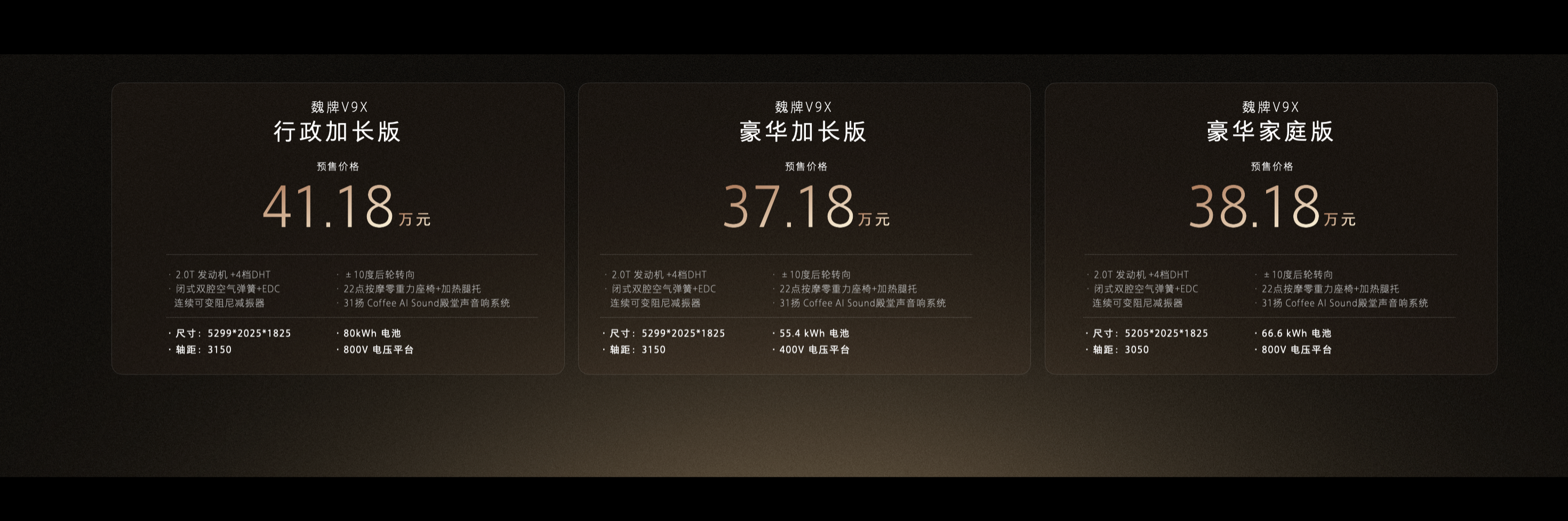 归元S平台重磅发布，魏牌V9X正式开启预售！