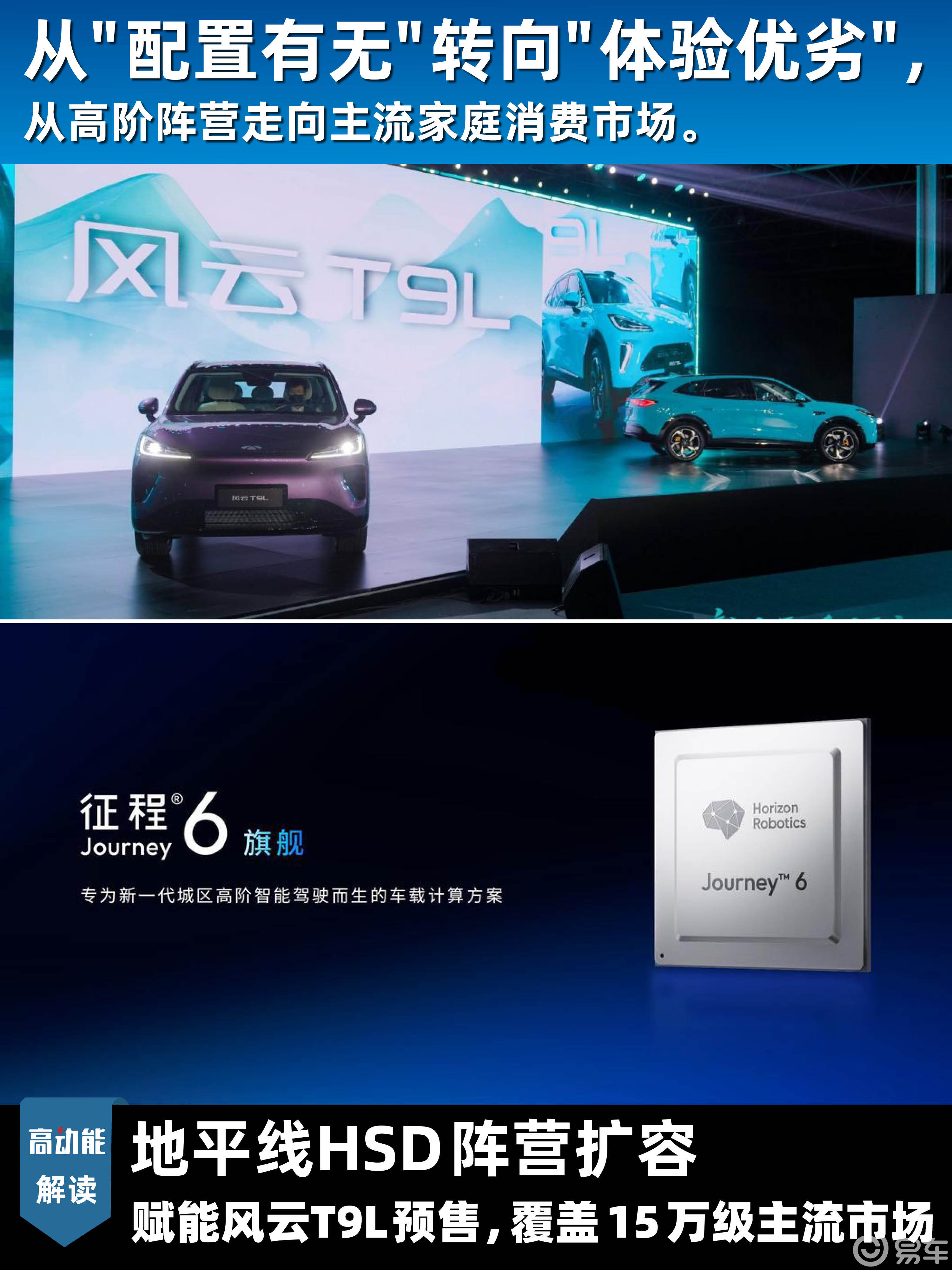 地平线HSD赋能风云 T9L预售，覆盖15万级主流市场