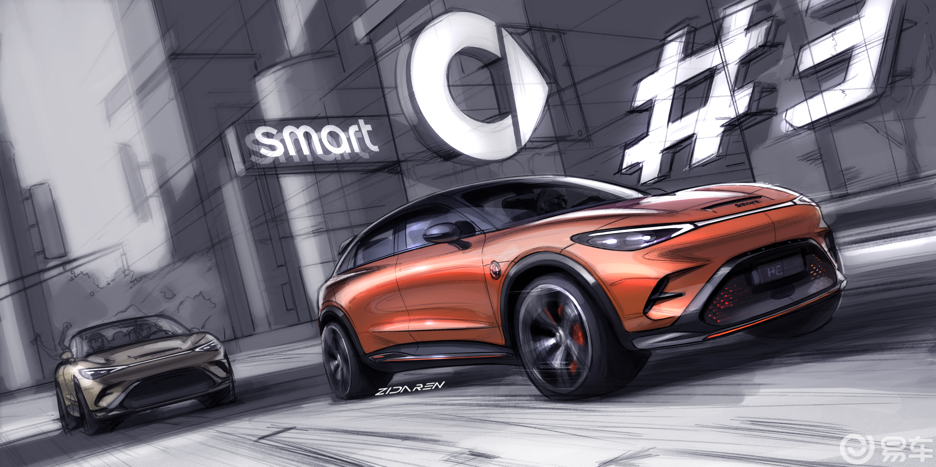 新能源掀背风潮再起，smart #6以原创设计成标杆