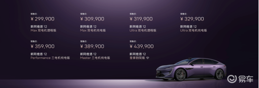 标配896线激光雷达,新阿维塔12预售价29.99万起
