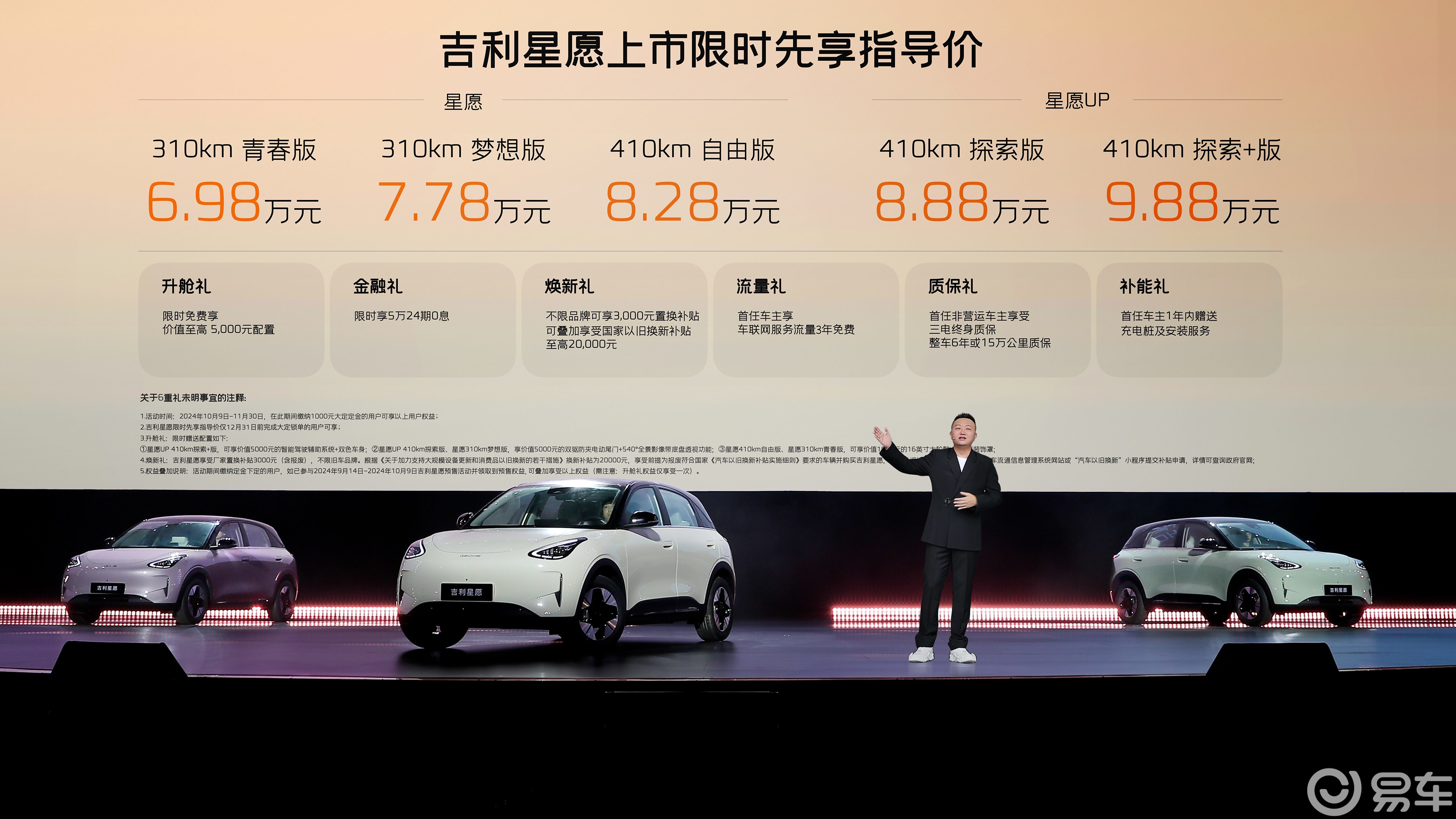 限时先享价售6.98万！吉利星愿正式上市