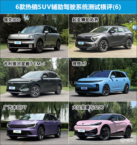 6款热销SUV辅助驾驶系统测试横评（6）