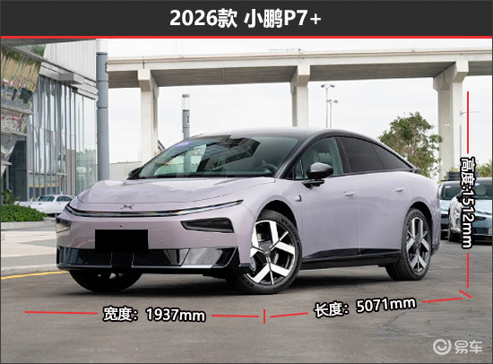 外观微调配置全面 小鹏P7+新老款车型对比