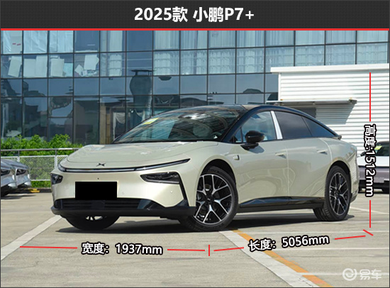 外观微调配置全面 小鹏P7+新老款车型对比