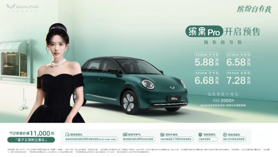 缤果Pro将上市，5.88万起，欲重塑A0级纯电市场