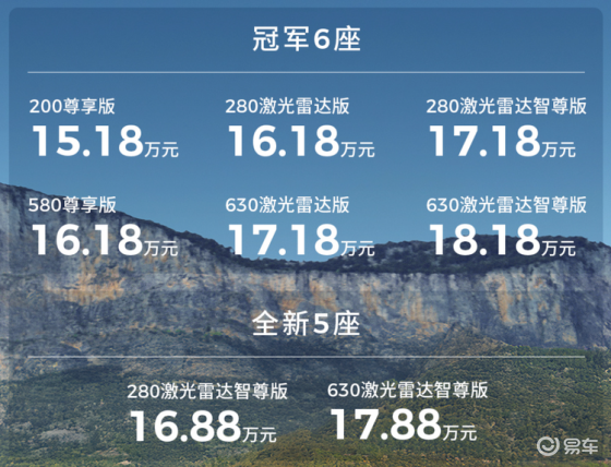 2026款零跑C16售价公布，增配降价15.18万元起售