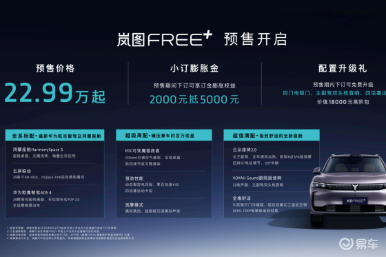 邓超亲测！ 岚图FREE+超好开，预算22.99万元开抢