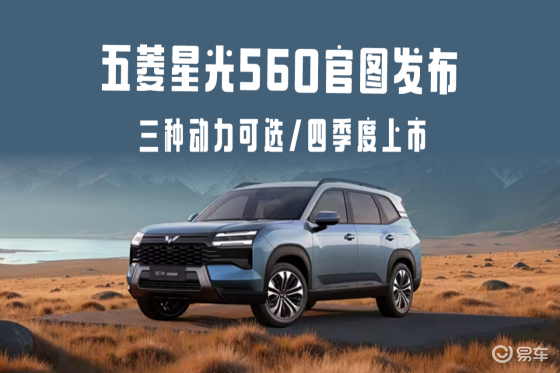 五菱星光560官图发布 三种动力可选 四季度上市