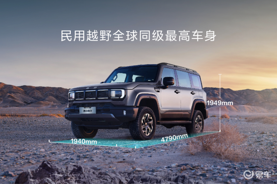 焕新价12.69万元起，北京越野BJ40燃油要让越野平权