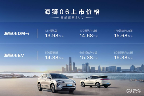 全系天神之眼C 云辇-C，比亚迪中型SUV海狮06上市