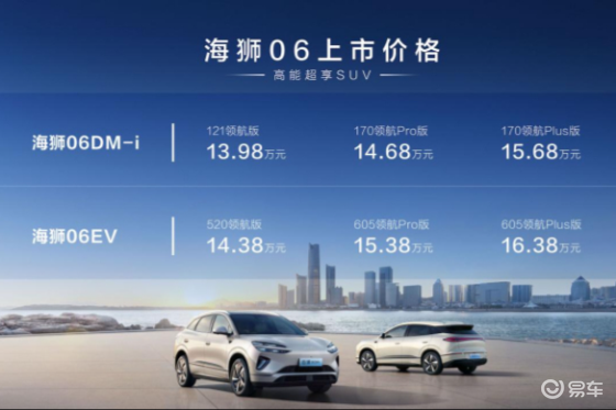 中型SUV市场再添猛将，海狮06正式上市13.98万元起