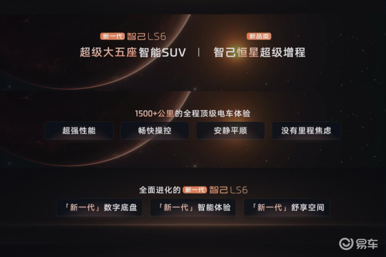 智己超级大五座智能SUV  —新一代智己LS6 正式亮相