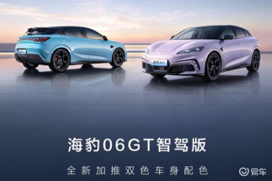 海豹06GT双色车身官图发布 选装价格3000元