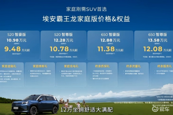 升级后五连杆悬架 霸王龙家庭版上市，售10.98万起