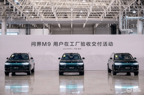 问界M9用户工厂验收乐翻天