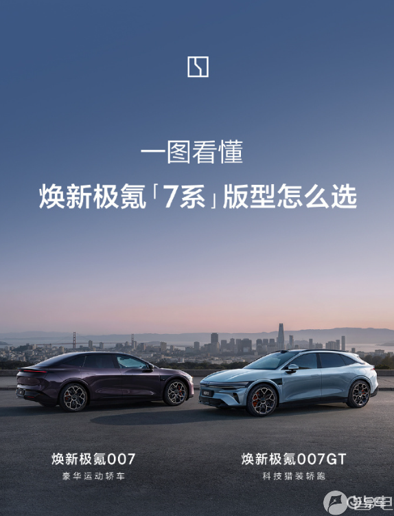 新款极氪007/007GT开启预售！升级900V架构