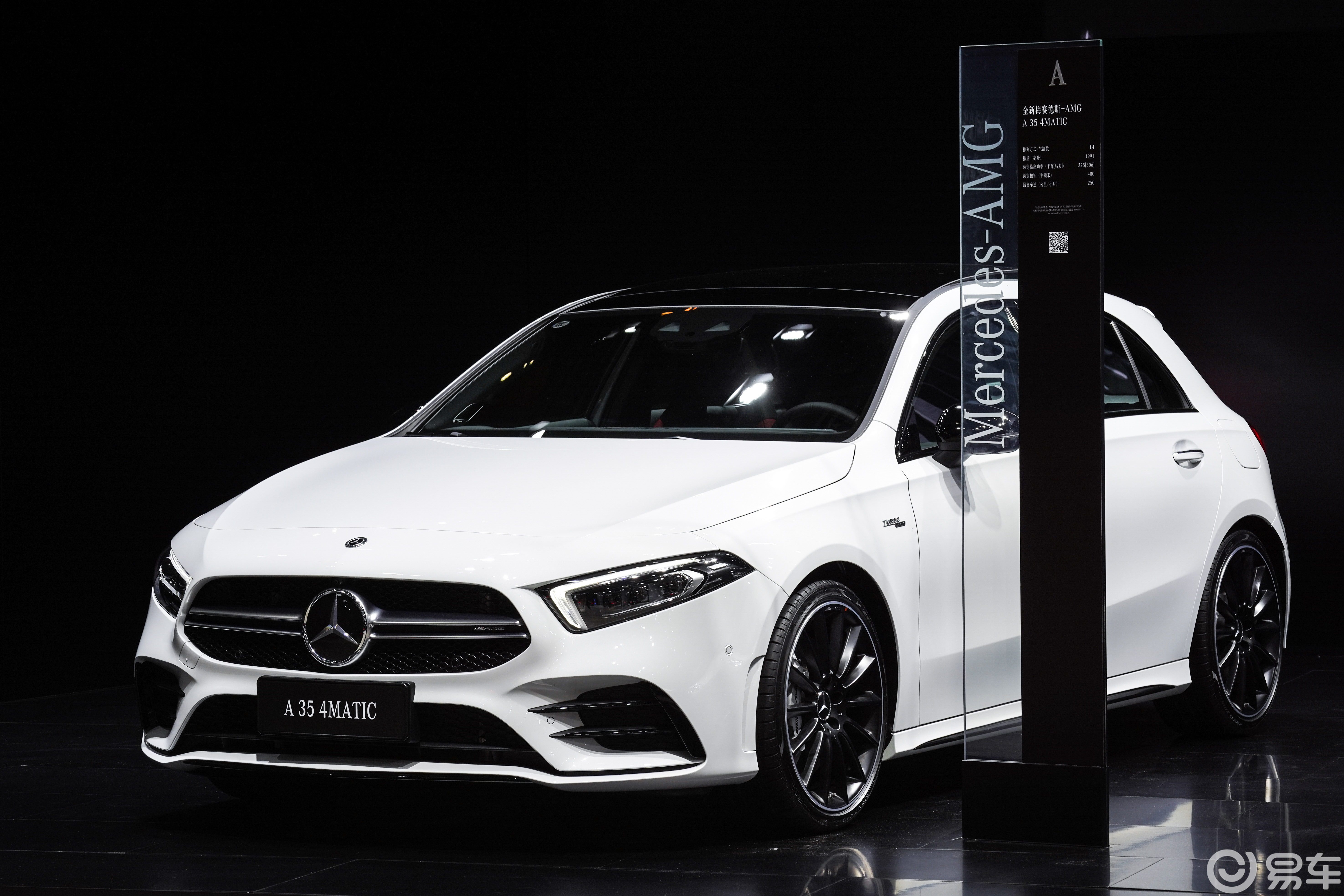 进口纯粹的小钢炮奔驰amga354matic两厢版