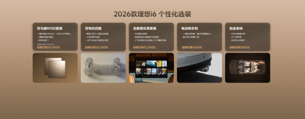 2026款理想i6正式发布,全国统一零售价24.98万元