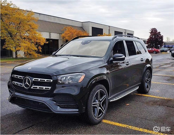 2020款美规奔驰gls450颜色黑咖熔岩灰