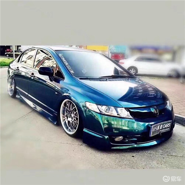 airbft气囊减震李洋分享八代思域改装低趴作品案例