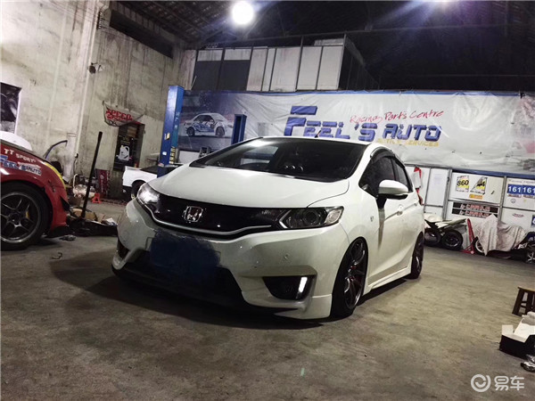 Airbft焦宏伟分享 本田飞度气动避震改装有姿有范 雪花新闻