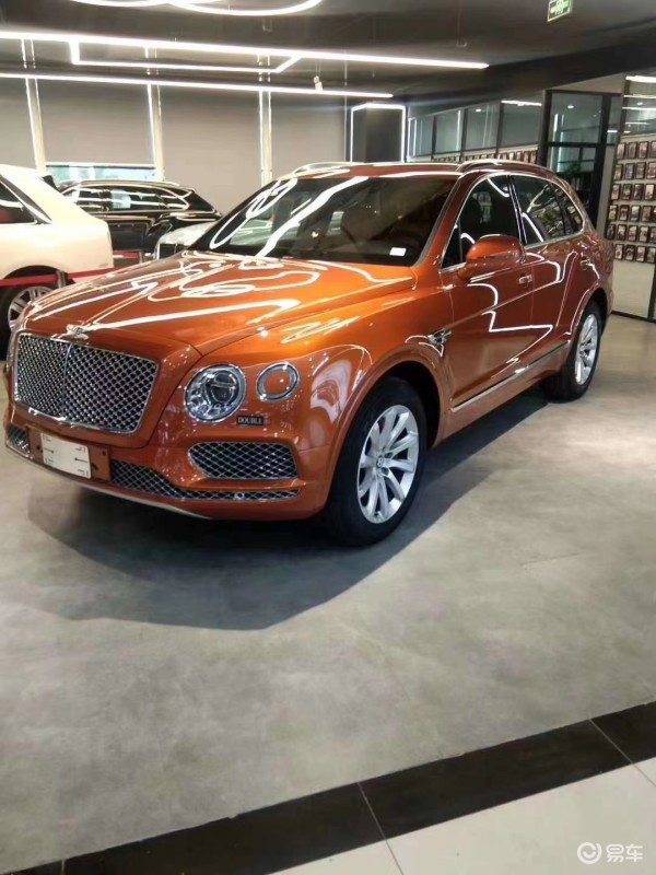 宾利添越suv新款橙色现车 价格多少钱优惠促销售全国