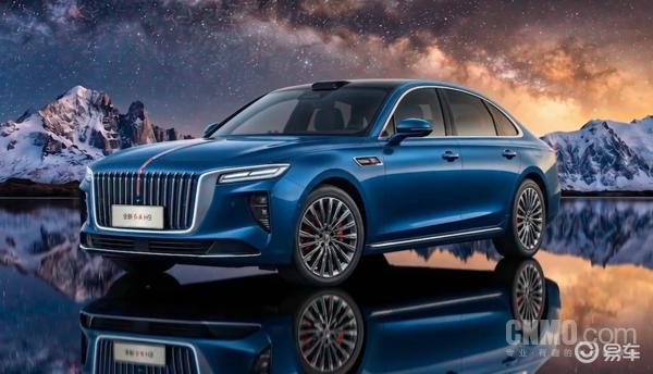 全新一代红旗H9亮相北京车展 首搭华为乾崑智驾ADS 5