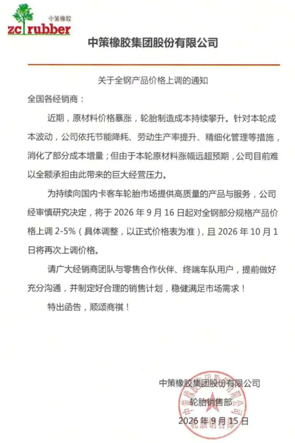 卖1条亏80，80家轮胎厂天天研究涨价！