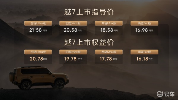16.18万起 重新定义家庭越野的价值锚点 传祺越7上市
