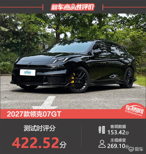 2027款领克07GT新车商品性评价