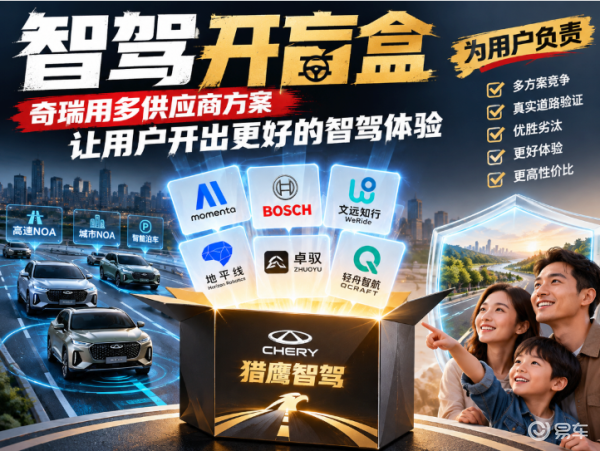 奇瑞猎鹰智驾“开盲盒” 这才是对用户负责的车企