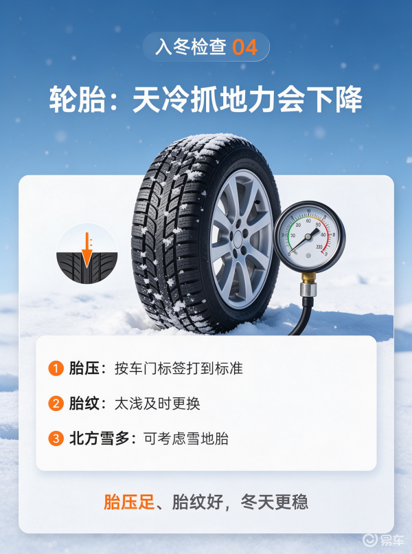 天冷了,这5个冬季用车检查,不做亏的是自己