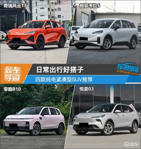 日常出行好搭子 四款纯电紧凑型SUV推荐